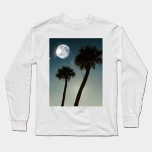 Flying Moon Long Sleeve T-Shirt